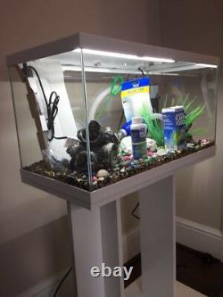 BRAND NEW Fish Tank Aquarium & Optional Stand Heater, Filter & More Include