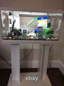 BRAND NEW Fish Tank Aquarium & Optional Stand Heater, Filter & More Include