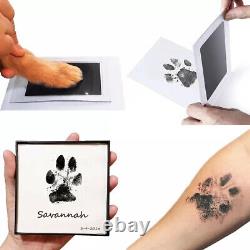 Baby Paw Print Ink Pad Pet Dog Cat Handprint Footprint Kit Stamp Souvenirs Gifts