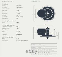 Bafang BBS02B 48V 750W mid drive Motor kit Bicycle Electric Newest version