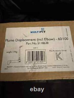 Baxi/Potterton Plume Displacement Kit 60mm X 100mm White