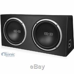 Belva BPKG 2 12 inch Powered Car Subwoofers in Box with Amplifier & Kit Package