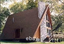 Berkshire A-Frame 24x44 Customizable Shell Kit Home, delivered ready to build