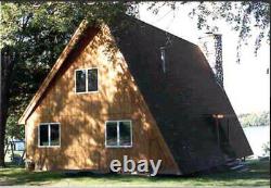 Berkshire A-Frame 24x44 Customizable Shell Kit Home, delivered ready to build