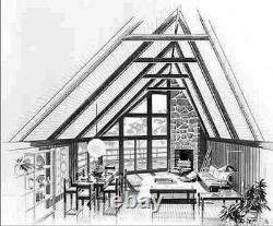 Berkshire A-Frame 24x44 Customizable Shell Kit Home, delivered ready to build