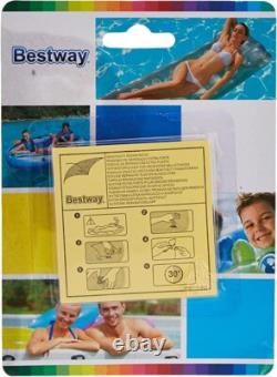Bestway Adhesive Repair Patches 10 Pack Heavy Duty Spa Pool leak Kit Lazy Z Rub