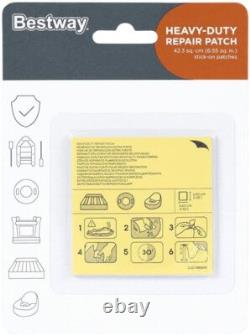 Bestway Adhesive Repair Patches 10 Pack Heavy Duty Spa Pool leak Kit Lazy Z Rub