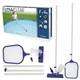 Bestway Maintenance Swimming Pool Cleaner Kit Hand Held Vacuum Skimmer 80 Water
