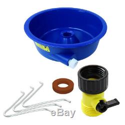 Blue Bowl Concentrator Kit with Pump Battery Clips Leg Levelers Gold Prospecting