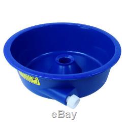 Blue Bowl Concentrator Kit with Pump Battery Clips Leg Levelers Gold Prospecting