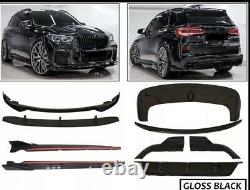 Bmw X5 G05 Aero Body Kit Front Splitter Lip Rear Diffuser Side Skirts Spoiler