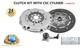 Brand New 3pc Clutch Kit With Csc For Ford Mondeo 2.0 Tdci 2007-2014