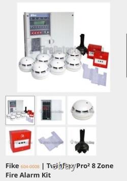 Brand New Fike 604-0008 Twinflex Pro² 8 Zone Fire Alarm Kit