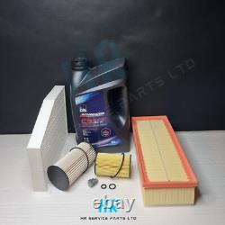 Brand New Full Service Kit With 5l 5w30 Oil For Vw Golf 1.6 2.0 Tdi 2009-12