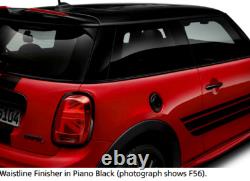 Brand New Genuine F55 MINI 5 Door Beltline Black Trim Kit 51135A0B943