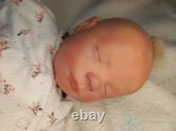 Brand New, Genuine Kit, Small Reborn Doll'Callie' with hair 43cm