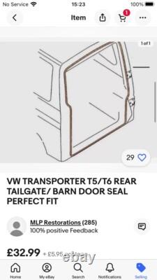 Brand New T5/t6 Full Door Seal Kit See Description For All Seals Included