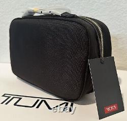 Brand New with Tag TUMI Split Travel Kit Black Gold Hardware