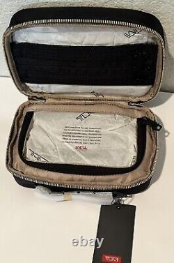 Brand New with Tag TUMI Split Travel Kit Black Gold Hardware