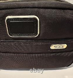 Brand New with Tag TUMI Split Travel Kit Black Gold Hardware