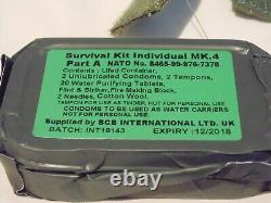 British Army RAF Aircrew Survival Kit Complete MK. 4 BCB Pouch NATO New