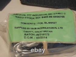 British Army RAF Aircrew Survival Kit Complete MK. 4 BCB Pouch NATO New