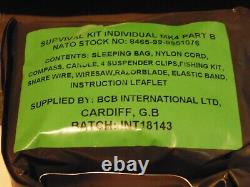 British Army RAF Aircrew Survival Kit Complete MK. 4 BCB Pouch NATO New