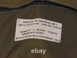 British Army RAF Aircrew Survival Kit Complete MK. 4 BCB Pouch NATO New