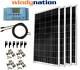 Complete Kit 400 Watt 400w Poly Solar Panel 12v 24v Battery Rv Boat Off-grid
