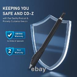 CO-Z Electric Swing Gate Opener Kit for 400kg 6m Home Driveway Gates IP44