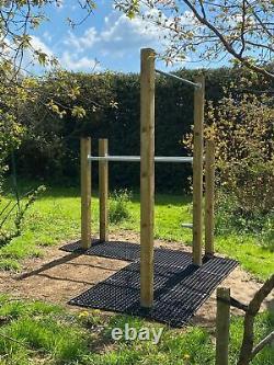 Calisthenics Approved Garden DIY Pull Up & Dip Bar Kit