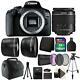 Canon Eos 2000d / Rebel T7 24.1mp Dslr Camera + 18-55mm Lens + All You Need Kit