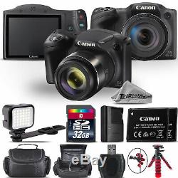 Canon PowerShot SX420 Digital Camera 20.0MP 42x Optical NFC / WiFi 32GB Kit