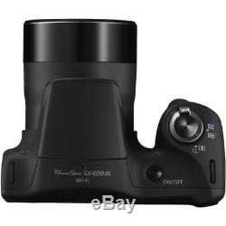 Canon PowerShot SX420 Digital Camera 20.0MP 42x Optical NFC / WiFi 32GB Kit