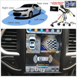 Car 360° HD Bird View Panoramic System DVR Recording Parking Rearview Camera Kit