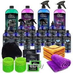 Car Detailing Kit Full Exterior Interior Cleaning Set Polish Wax Washing Clay