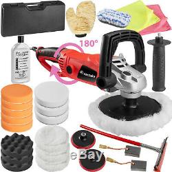 Car Polisher Sander Polishing Machine 1600 Watt + XXL Sponge Kit + Nano Polish