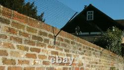 Cat Proofing Fence / Wall 7 Angled Brackets 14m Mesh Kit Barrier Catio Enclosure