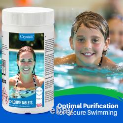 Chlorine Tablets + Floating Chemical Dispenser Hot Tub Swimming Pool Cleaning