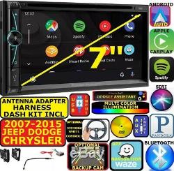 Chrysler Jeep Dodge Nav Bluetooth Cd/dvd Apple Carplay Android Auto Car Radio