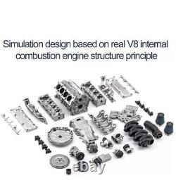 Cison V8 Engine Kit, Mini V8 Engine Kits That Runs, V8 Engine Model Kit That Works