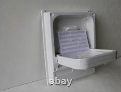 Cleo Tip Up Sink/Basin. Foldaway White PVC Basin. Caravan/Motorhome/Boat