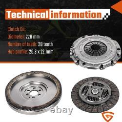 Clutch And Flywheel Kit for VW Passat B6 3C2 1.6 TDI Dual Mass Flywheel FLYWHEEL