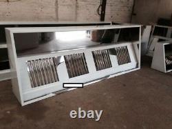 Commercial kitchen stainless steel Canopy/hood 2800mm + Complete extraction kit