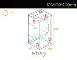 Complete Grow Tent Kit 1000w Full Spectrum LED Indoors Hydroponics Gardening