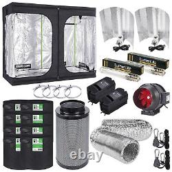 Complete Grow Tent Kit 600w Light 1m x 1m/1.2m x 1.2m/2.4m x 1m Hydroponics