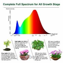 Complete Grow Tent Kit Set Up 600w Led grow light indoors hydroponics room SIZES