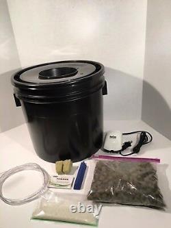 Complete Hydroponic System 1 Site DWC Hydroponic Grow Kit Bubble Bucket