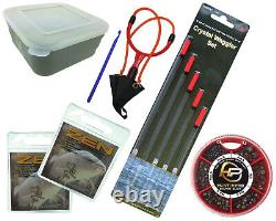 Complete Starter Coarse Float Fishing Kit Set. 10' Carbon Rod, Reel, Seat Box