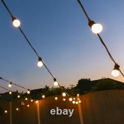 ConnectPro 5m-50m Outdoor Connectable LED Festoon Lights Kit Belt Bulbs Garden